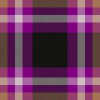 Plaid check pattern. Seamless fabric texture. Tartan textile print. vector