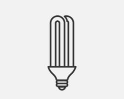 Light bulb icon vector. Llightbulb idea logo concept. Lamp electricity icons web design element. Led lights isolated silhouette. vector