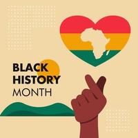 Black History Month vector