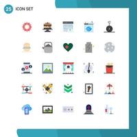 Set of 25 Modern UI Icons Symbols Signs for wide search sweets page marketing Editable Vector Design Elements