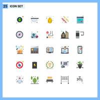 25 Creative Icons Modern Signs and Symbols of navigation shopping hardware online marshmallow Editable Vector Design Elements