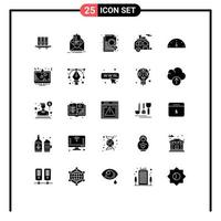 25 Creative Icons Modern Signs and Symbols of tourism camp contract search document Editable Vector Design Elements