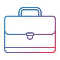 Briefcase Line Gradient Icon vector
