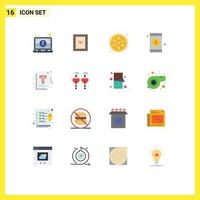 16 Creative Icons Modern Signs and Symbols of management document toddler sign mobile Editable Pack of Creative Vector Design Elements