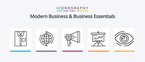 Modern Business And Business Essentials Line 5 Icon Pack Including fashion. clothing. business. cloth. online. Creative Icons Design vector