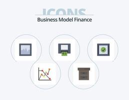 paquete de iconos planos de finanzas 5 diseño de iconos. . Cajero automático. . entregado vector