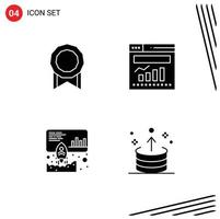 Set of Modern UI Icons Symbols Signs for bonus marketing chart web arrow Editable Vector Design Elements