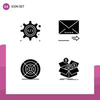 User Interface Solid Glyph Pack of modern Signs and Symbols of html filament gear navigation print Editable Vector Design Elements