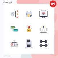 Set of 9 Modern UI Icons Symbols Signs for euro business saxophone exchange online Editable Vector Design Elements