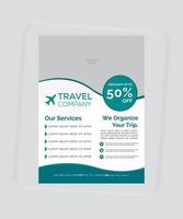 Travel Company 4th Template Design vector