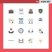 16 iconos creativos signos y símbolos modernos de celebración de bolsas adquisición retención de clientes eid paquete editable de elementos de diseño de vectores creativos