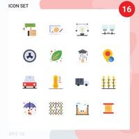 16 Creative Icons Modern Signs and Symbols of finger game marketing design idea Editable Pack of Creative Vector Design Elements