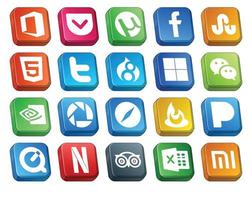 20 Social Media Icon Pack Including pandora browser drupal safari nvidia vector