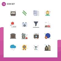 16 Creative Icons Modern Signs and Symbols of basket avatar bamboo find female worker Editable Pack of Creative Vector Design Elements