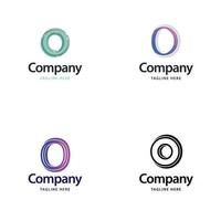 Letter O Big Logo Pack Design Creative Modern logos design for your business vector