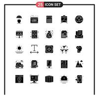 Set of 25 Modern UI Icons Symbols Signs for leaf transport monday tramway math Editable Vector Design Elements