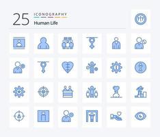 Human 25 Blue Color icon pack including interface. avatar. communication. human. gender vector