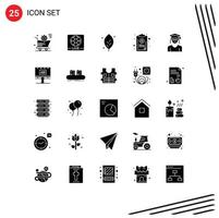 25 Creative Icons Modern Signs and Symbols of symptom list football check spring Editable Vector Design Elements