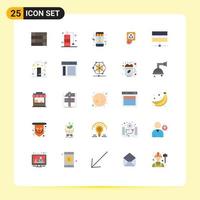 25 Creative Icons Modern Signs and Symbols of digital connection mobile charge electric Editable Vector Design Elements