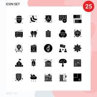 25 Creative Icons Modern Signs and Symbols of clothing hardware energy gadget computers Editable Vector Design Elements