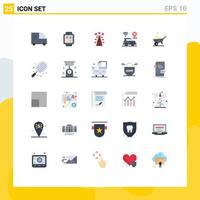 25 Creative Icons Modern Signs and Symbols of vehicle technology tree map car Editable Vector Design Elements