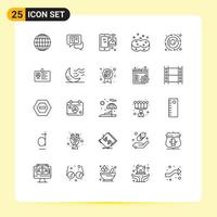 25 Creative Icons Modern Signs and Symbols of spring wiping internet sponges clean Editable Vector Design Elements