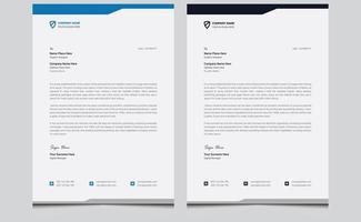 Elegant creative professional modern clean abstract corporate identity simple minimalist office company business style letterhead template design. vector