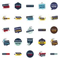 Download now pack 25 different styles to choose from vector