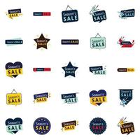 25 High-Converting Season Sale Graphic Elements for Boosting Sales vector