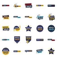 The Mega Sale Vector Pack 25 High Quality Designs for Your Marketing Needs