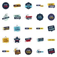 Stay Tuned 25 Versatile vector images for a dynamic and adaptive brand  25 pack