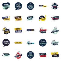 Stay Tuned 25 Versatile Vector Images for a dynamic and adaptive brand direction