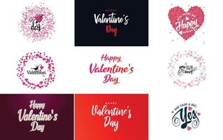 Love word art design with a heart-shaped background and a bokeh effect vector