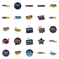 25 Stunning Final Sale Graphic Elements for Online Stores vector