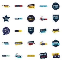 25 Stunning Final Sale Graphic Elements for Online Stores vector