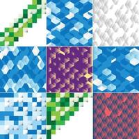 Abstract colorful square background vector