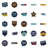 25 Stunning Super Sale Graphic Elements for Online Stores vector