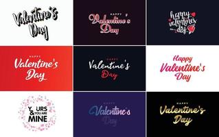 Love word art design with a heart-shaped gradient background vector