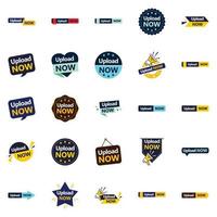 The Upload Now Vector Collection 25 Flexible Designs for Graphic and Product Designers