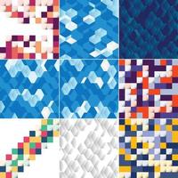 Abstract colorful square background vector