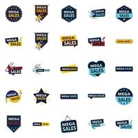 Mega Sale 25 Versatile Vector Banners for All Your Sales Needs