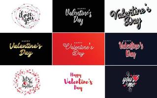 Love word art design with a heart-shaped background and a sparkling effect vector