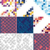 Vector background with an illustration of abstract squares suitable for use as a background design for posters. flyers.