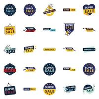 25 High-Performance Super Sale Graphic Elements for Blogs and Newsletters vector