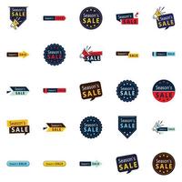 25 Eye-catching Season Sale Graphic Elements for Online Advertising vector