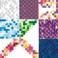 Abstract colorful square background vector