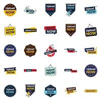 The Upload Now Vector Collection 25 Dynamic Designs for Your Next Marketing and Branding Campaigns