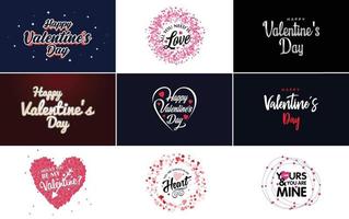 Love themed hand-drawn lettering with a heart design. Suitable for use in Valentine's Day designs or as a romantic greeting vector