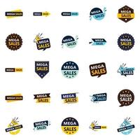 25 Customizable Vector Designs in the Mega Sale Pack   Perfect for Branding