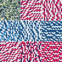 Graphic pattern set vector